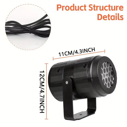 Snowflake Projector Lights Christmas Decoration Outdoor/Indoor USB Rotating Snowflake Ambient Light for Festive Party Xmas Decor